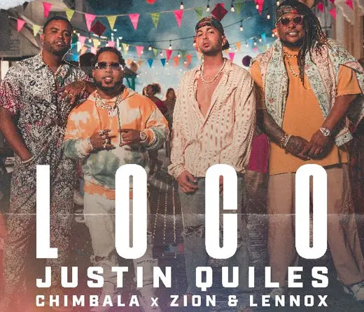 Justin Quiles presenta Loco, su nueva cancin junto a Zion & Lennox
